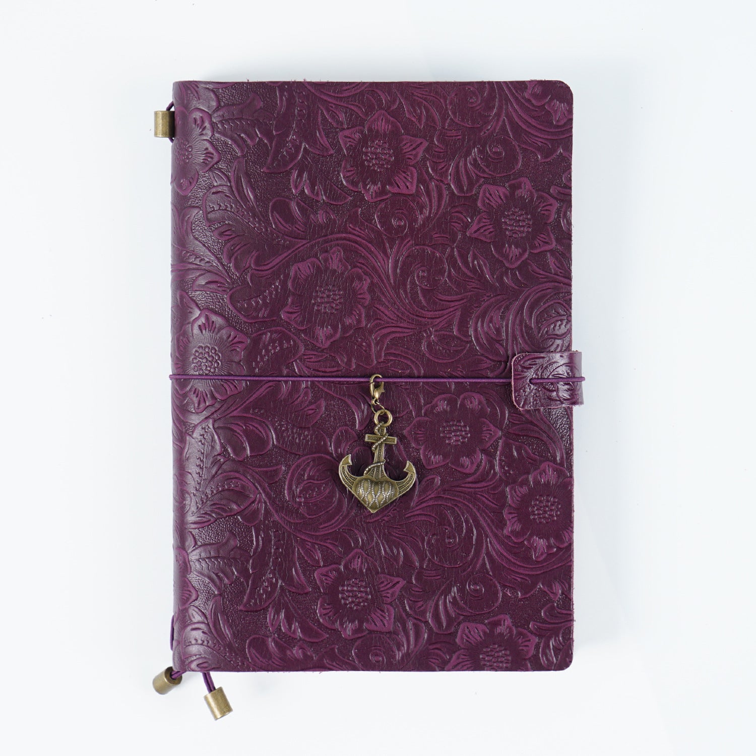 Wholesale Vintage Carved Handmade Loose-leaf Top Layer Cowhide Notebook